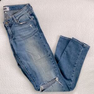 Paige Distressed Verdugo Ultra Skinny Jeans - Size 27‎
